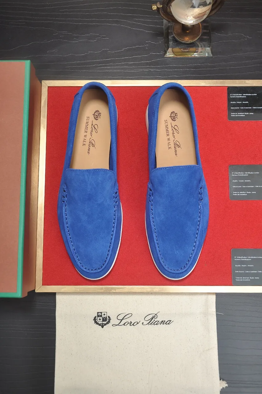Men's shoes 💰400💶[𝐥𝐨𝐫𝐨 𝐏𝐢𝐚𝐧𝐚] [Couple model] High-end quality, affordable price, LP classic loafers, Italian treasure brand, the only brand that can match Hermès! Only after wearing it do we know that we can’t live up to our feet. Women’s code: 35-40 (customized sizes 34, 41, 42 are non-returnable) Men’s code: 38-44 (customized 45, 46, 47, 48 are non-refundable) Fabric: Customized imported cashmere Lining: Customized imported fetal cowhide Foot: Imported benzene-dyed calfskin Outsole: Exclusive original glass rubber outsole